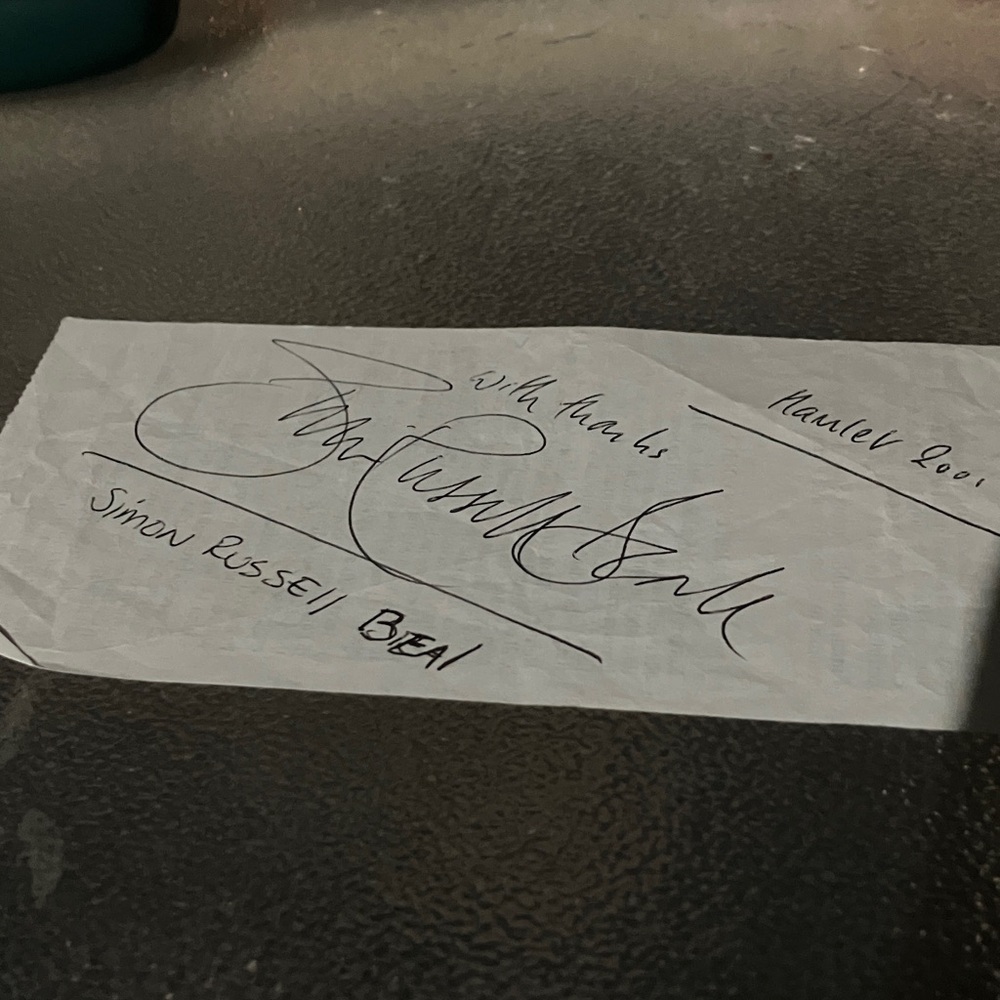 AUTOGRAPH-Signature - SIMON RUSSELL BEALE
